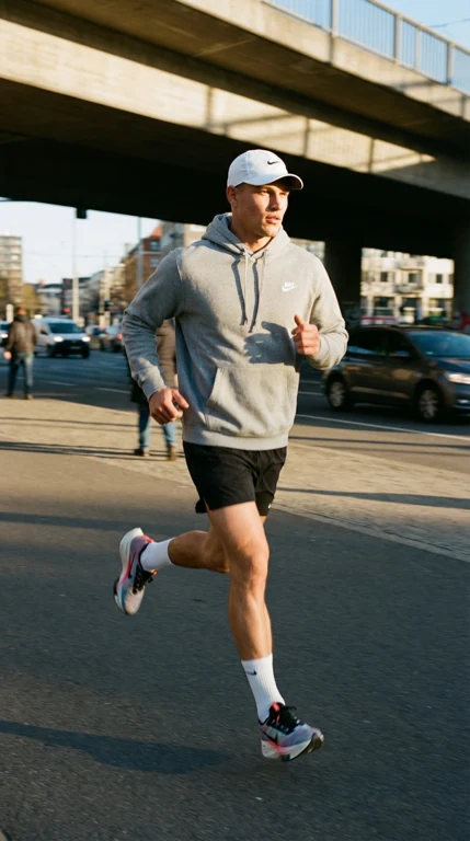 Urban Pace — Identity-based sport image. Prefer neutral branding in production.